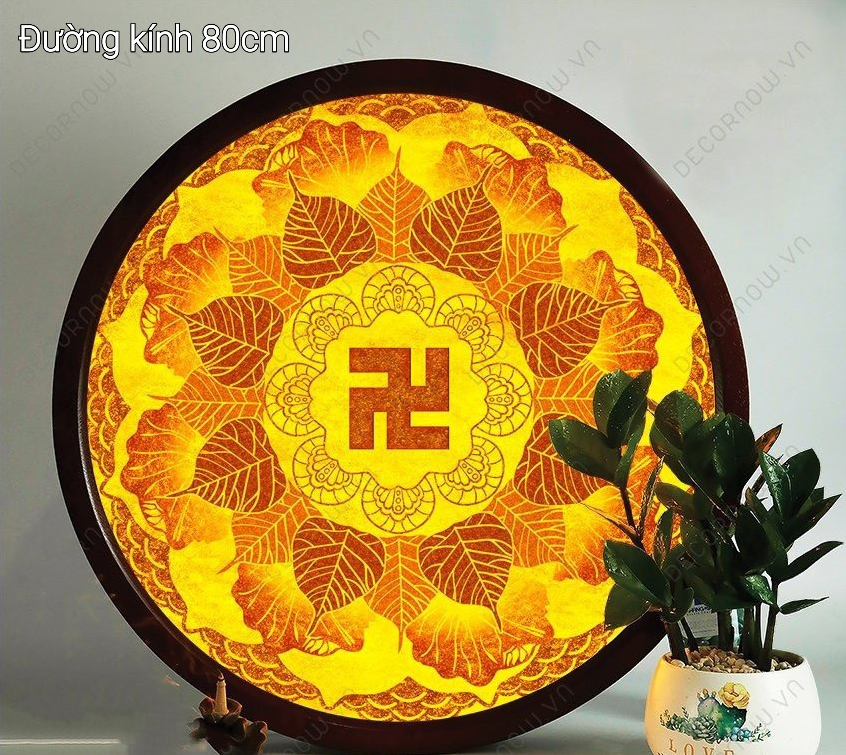 Top 6 Đèn Hào Quang Đẹp Nhất Cho Bàn Thờ Phật - Mẫu Đèn Hào Quang Cây Bồ Đề